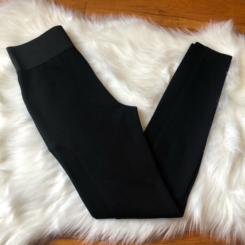 Forever 21 Black Elastic Leggings Size Small